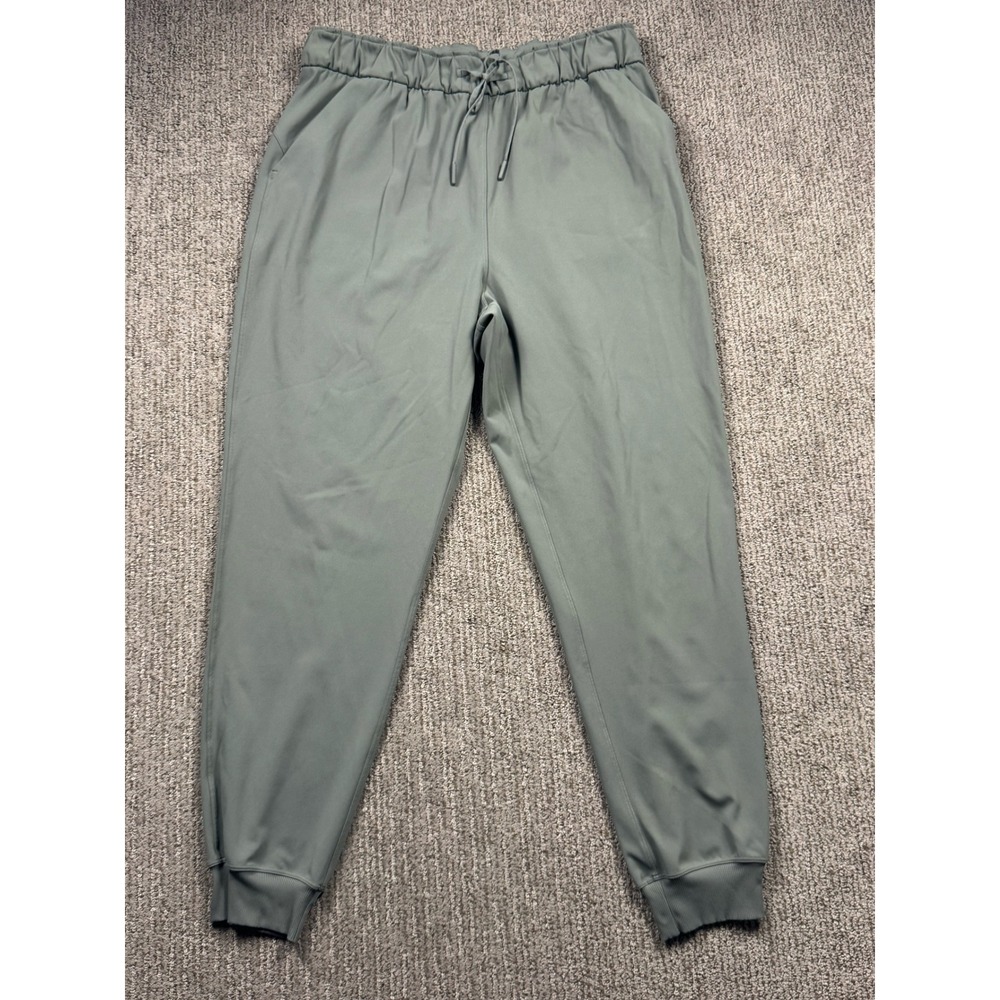 Lululemon Stretch High Rise Jogger Womens 12 Pull On Drawstring Green